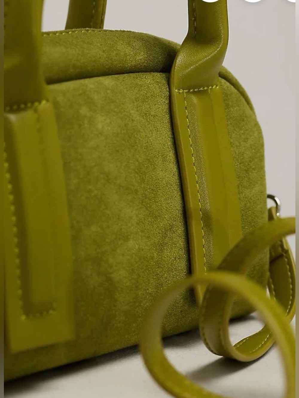 Anthropologie Mini Faux Suede Bag - Picture 3 of 11